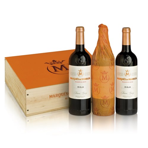 Marques de Murrieta Reserva Rioja Three Bottle Wooden case 3 x 75cl - Delivered to Your Door